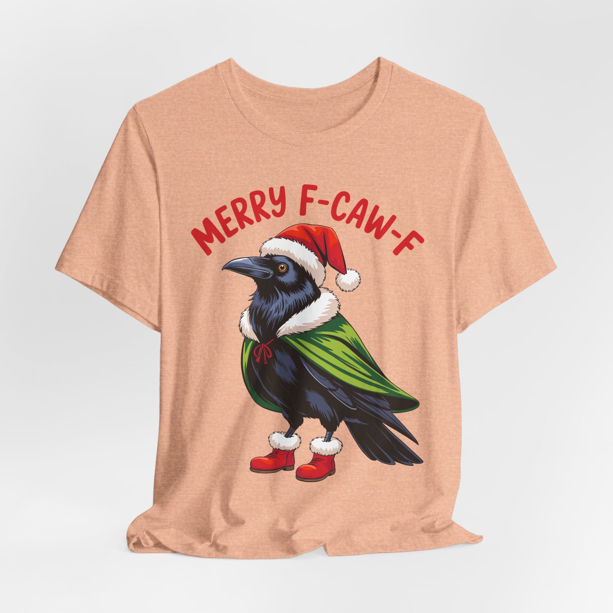 Merry F-Caw-F Crow Christmas Tee