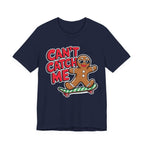 Gingerbread Skateboard Tee, Funny Holiday T-Shirt, Unisex Christmas Gift