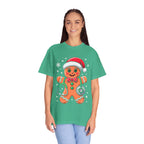 Gingerbread Holiday T-shirt, Festive Tee, Christmas Shirt