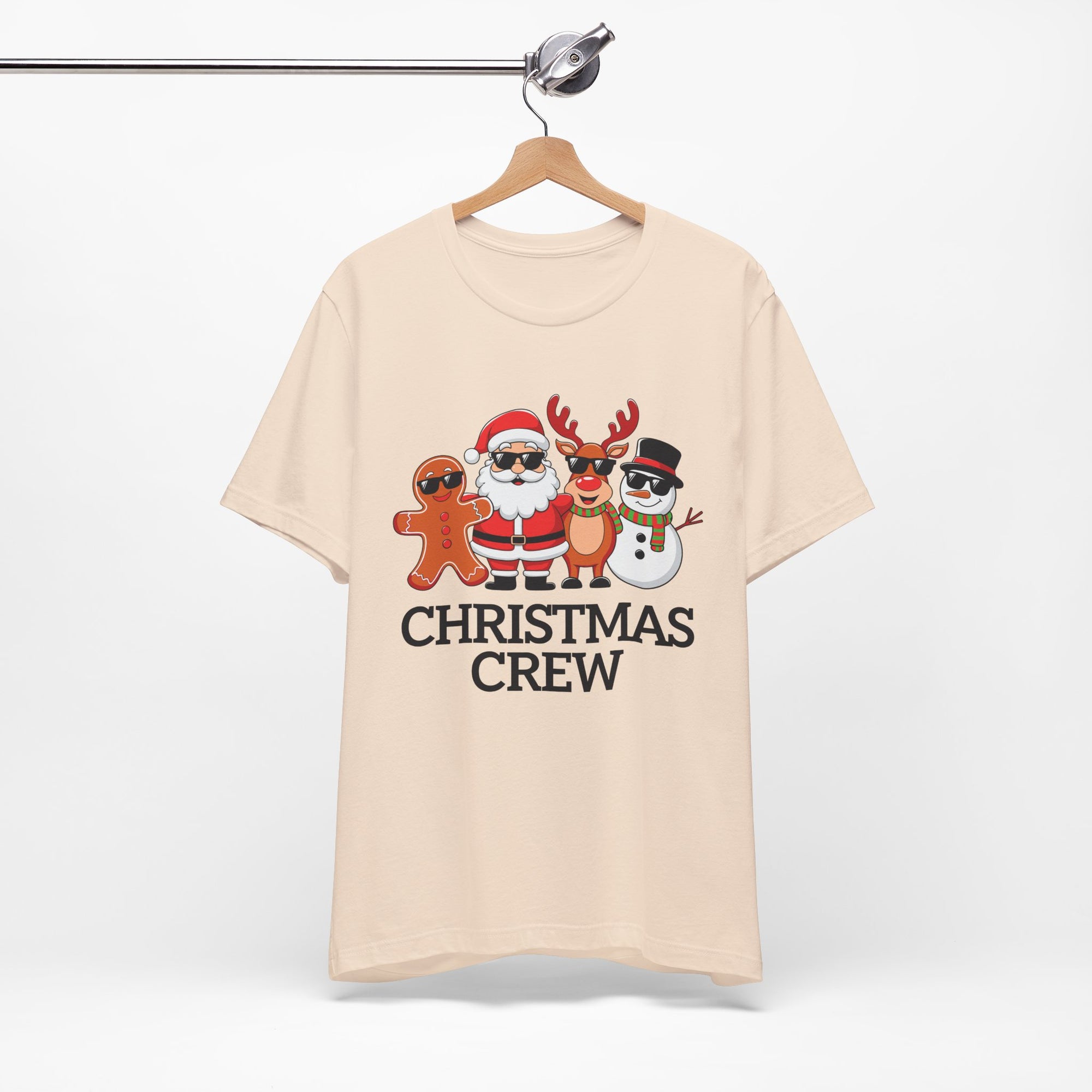 Christmas Crew Short Sleeve Tee - Holiday T-Shirt