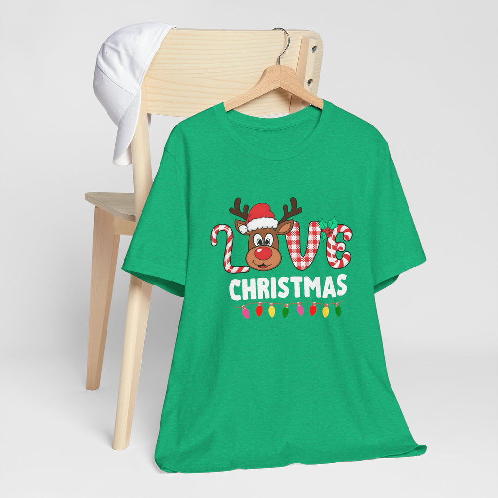 Cute Holiday Love Reindeer Tee