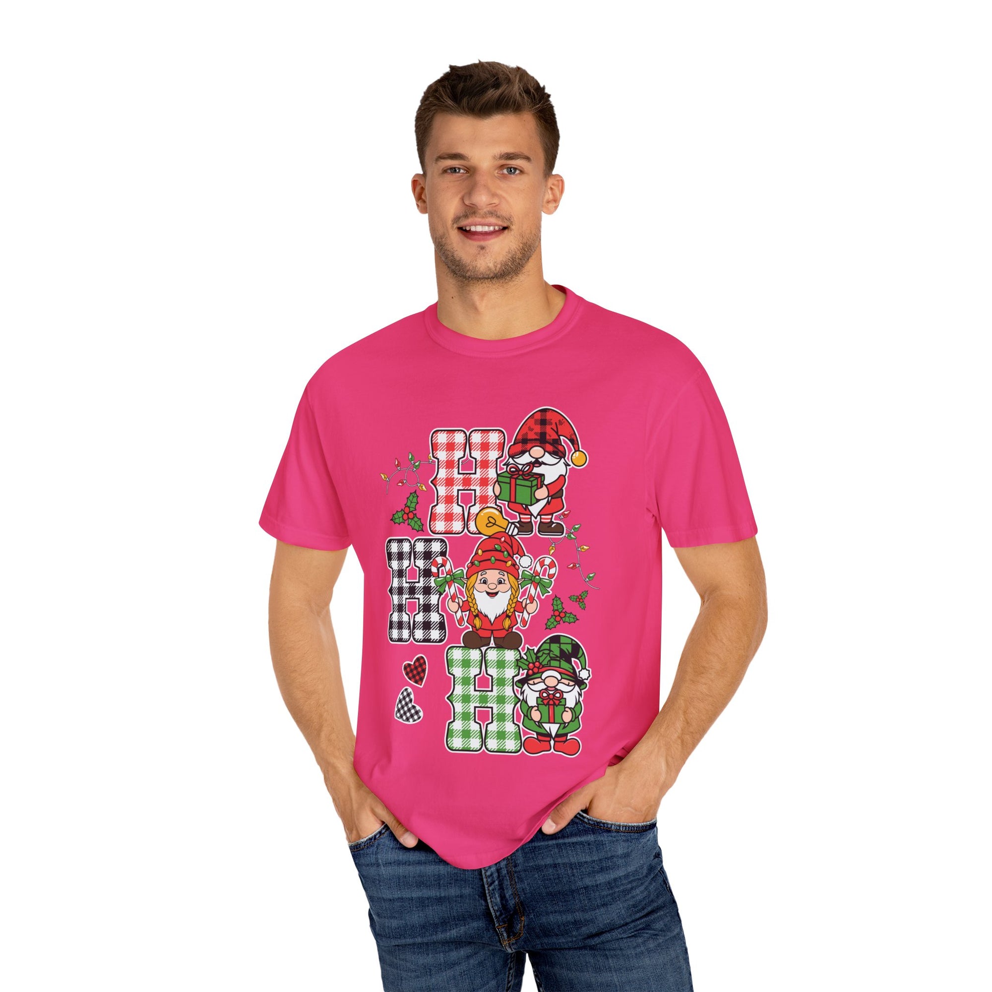 Holiday Fun Santa T-Shirt, Unisex Christmas Tee
