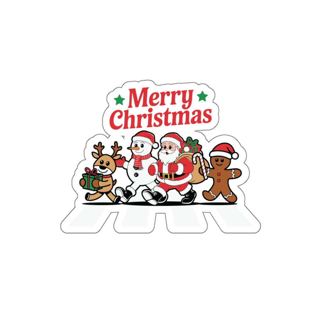 Festive Die-Cut Stickers | Merry Christmas Decor, Holiday Party Favors, Seasonal Gifts, Scrapbooking, Laptop Accessories