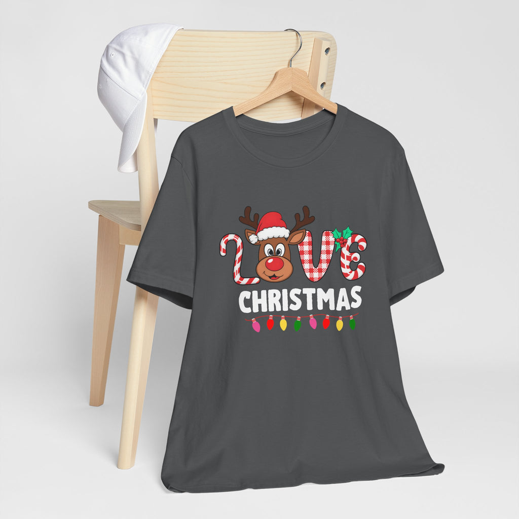 Cute Holiday Love Reindeer Tee
