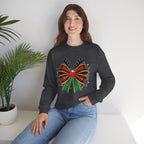 Holiday Reindeer Bow Sweatshirt