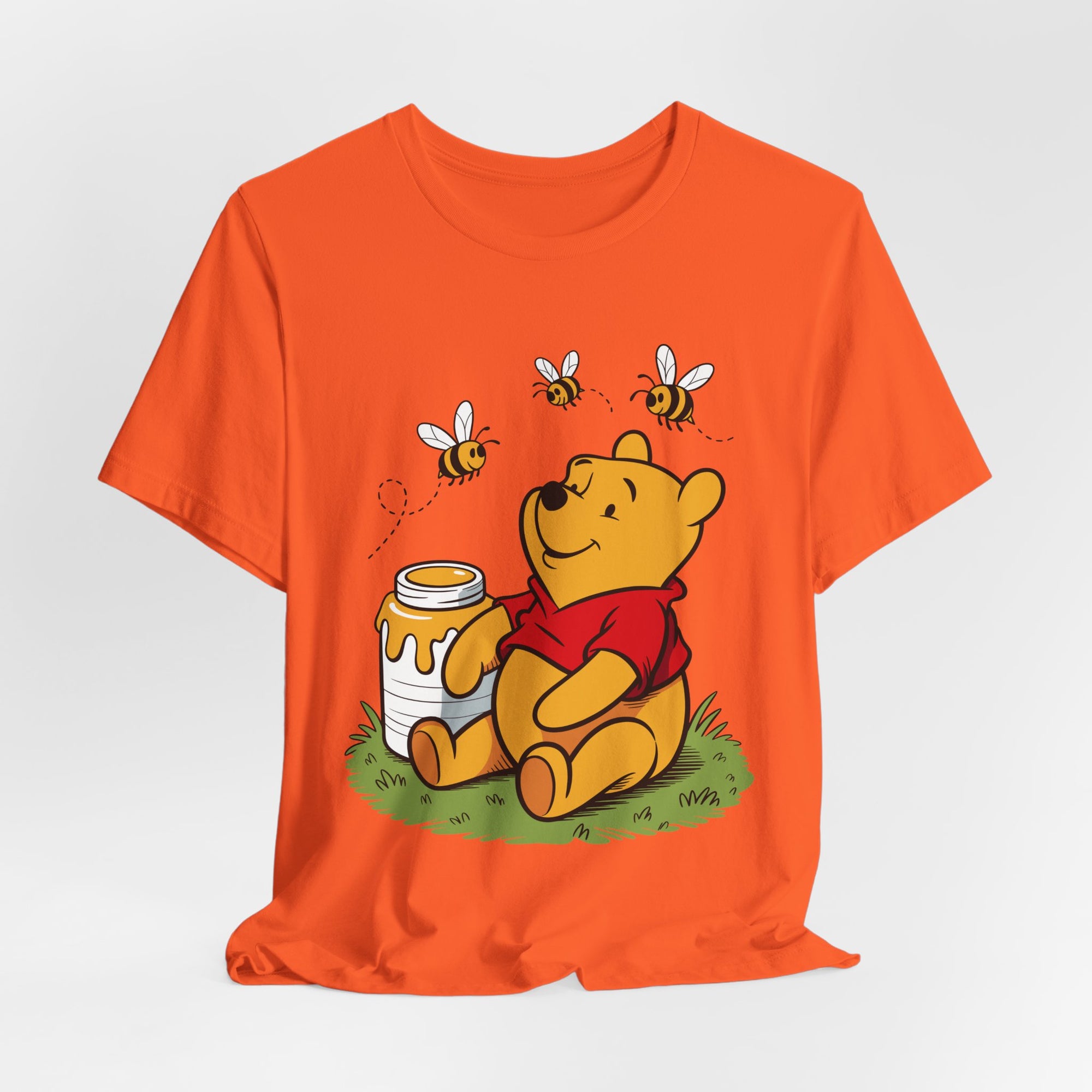 Cute Honey Bear Graphic Cozy Bee Lovers Unisex Shirt
