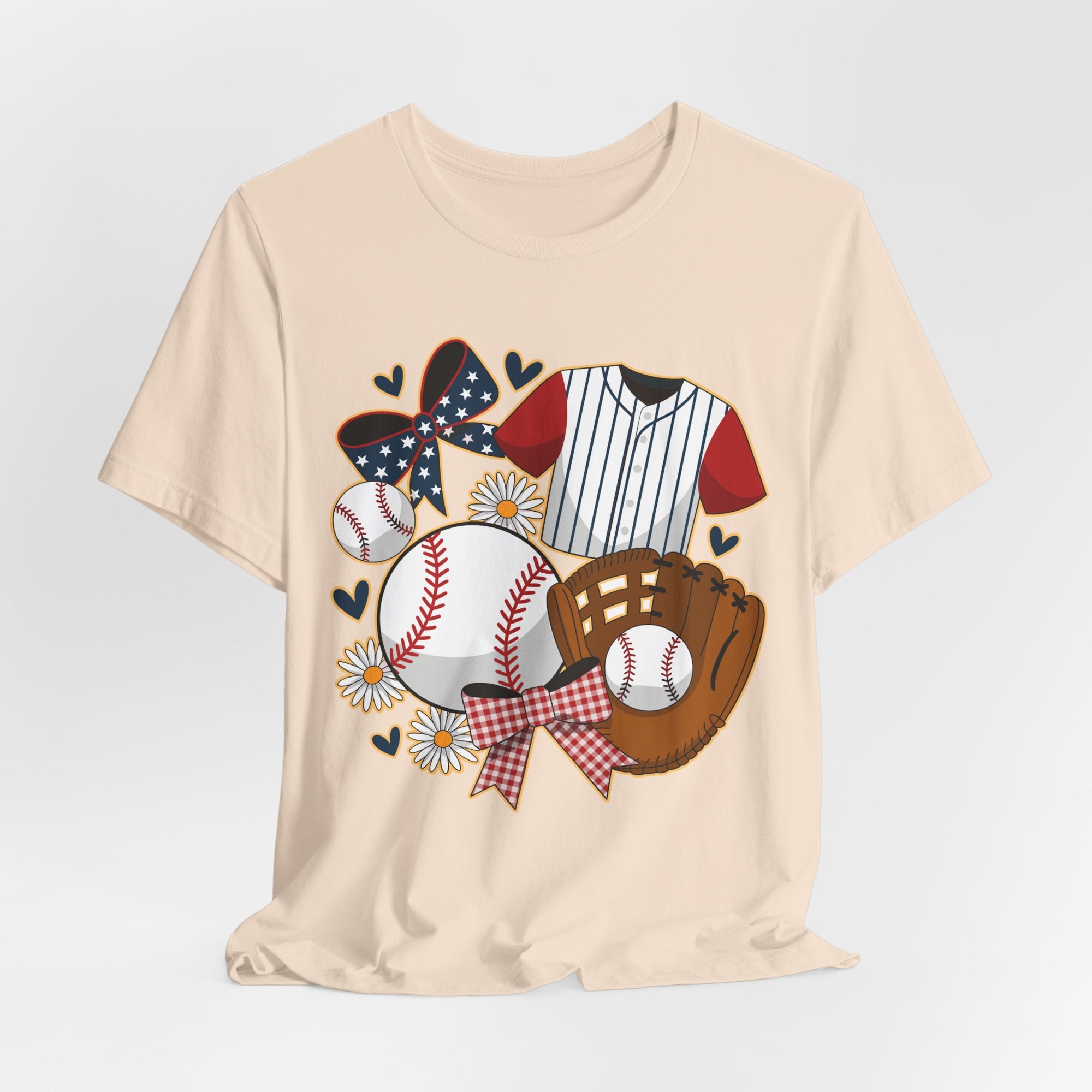 Baseball-Themed Unisex Jersey Tee, Perfect for Sports Fans, Great Gift for Game Days, Soft Cotton T-Shirt for Comfort.