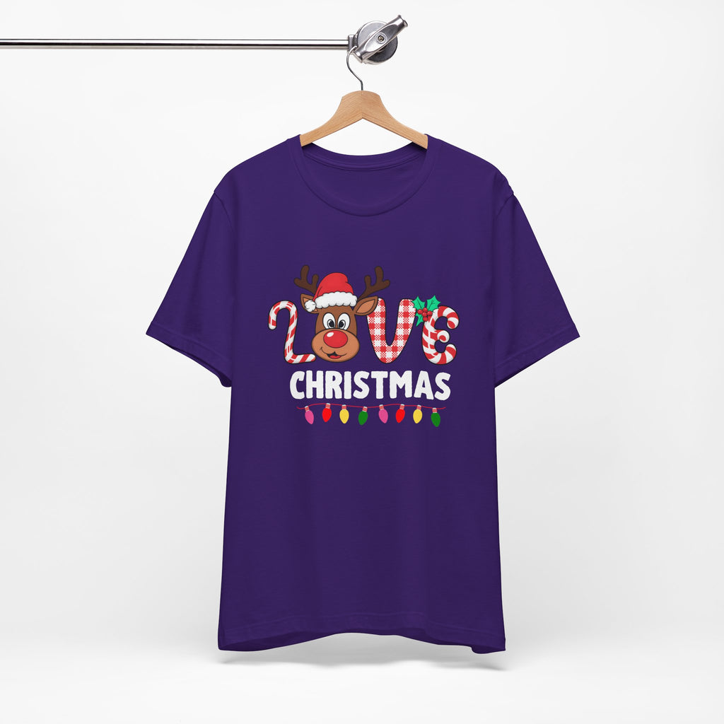 Cute Holiday Love Reindeer Tee