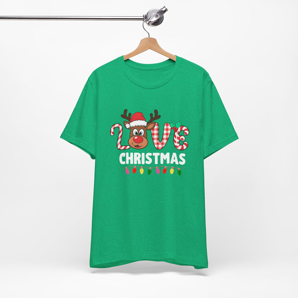 Cute Holiday Love Reindeer Tee