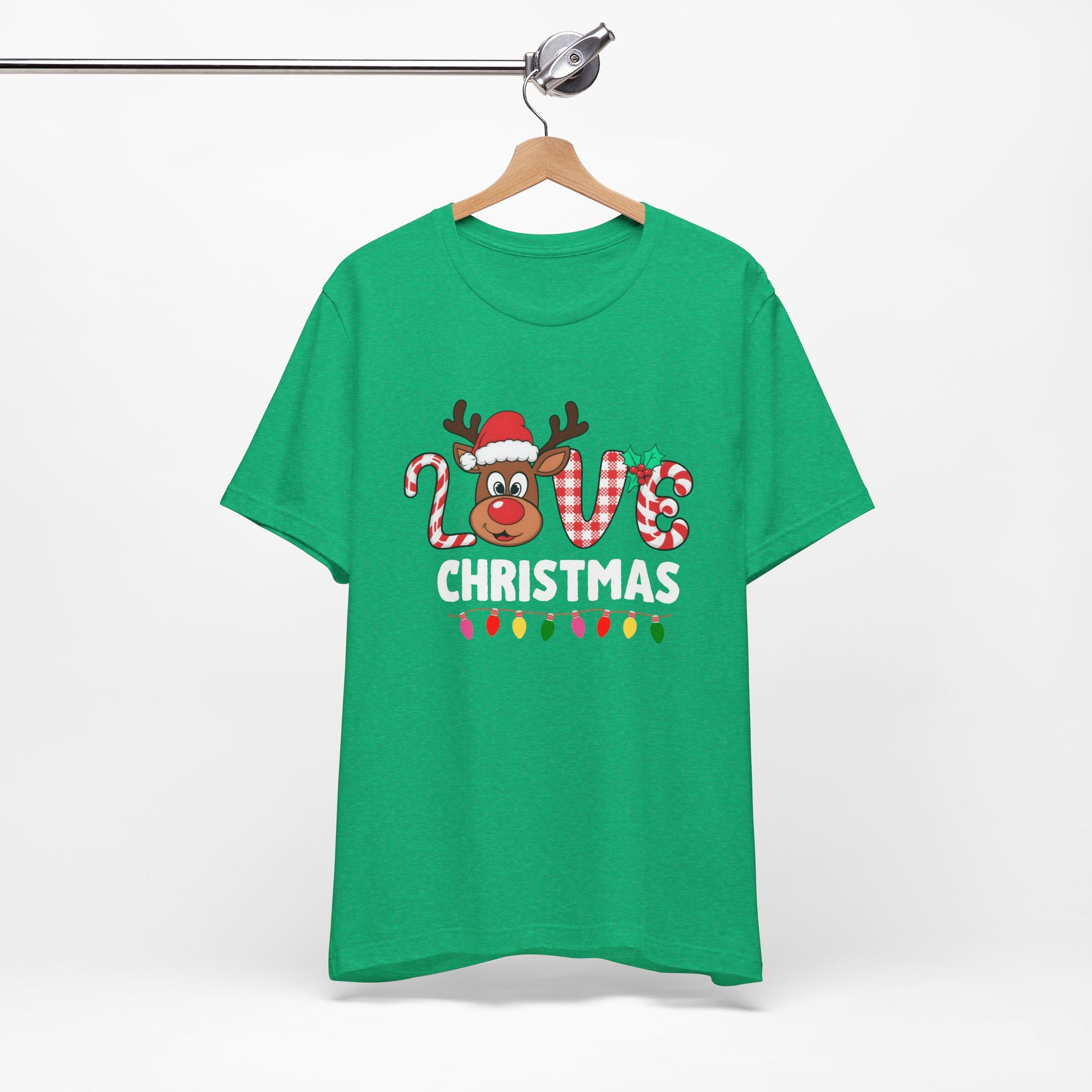 Cute Holiday Love Reindeer Tee