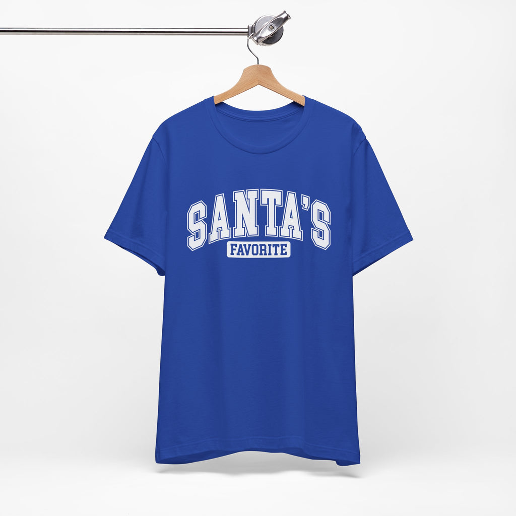 Santa's Favorite Unisex Tee, Christmas Gift, Holiday Apparel, Family Gathering Outfit, Festive T-Shirt, Casual Wear