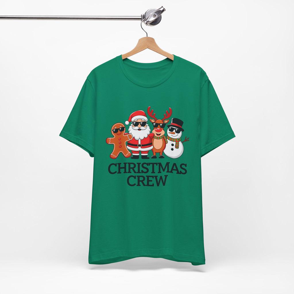 Christmas Crew Short Sleeve Tee - Holiday T-Shirt