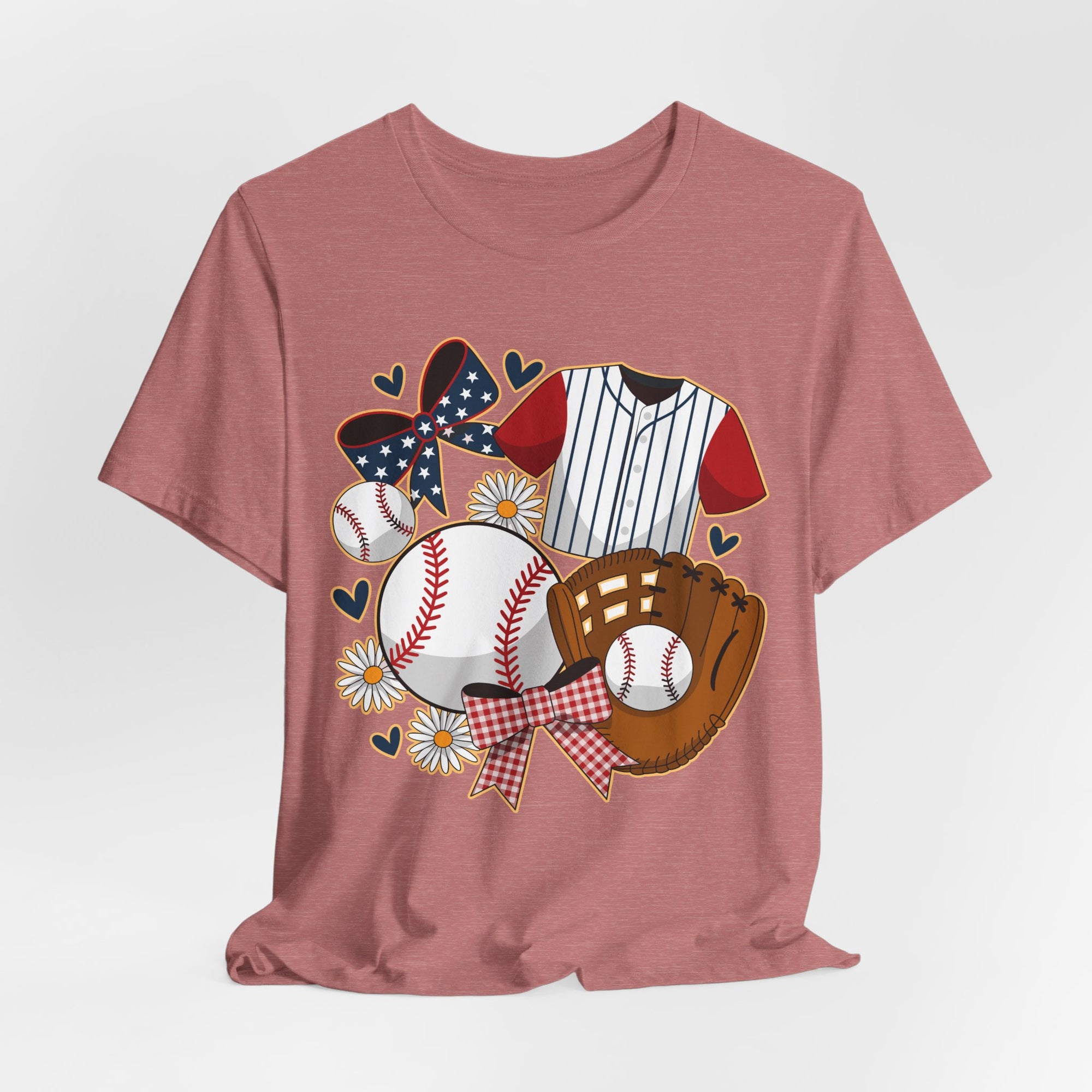 Baseball-Themed Unisex Jersey Tee, Perfect for Sports Fans, Great Gift for Game Days, Soft Cotton T-Shirt for Comfort.