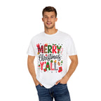 Merry Christmas Y'all T-shirt, Unisex Holiday Tee