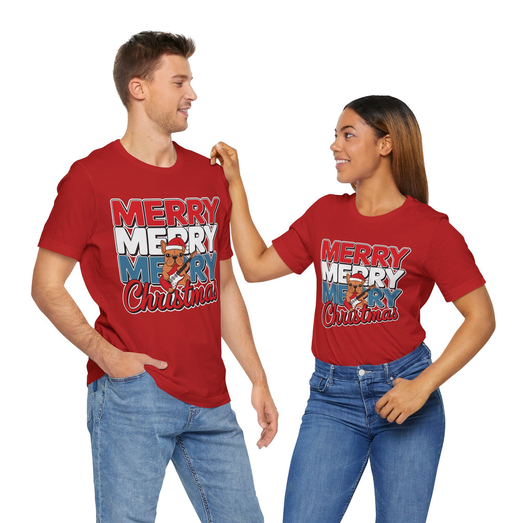 Merry Christmas Tee - Unisex Jersey Christmas Gift