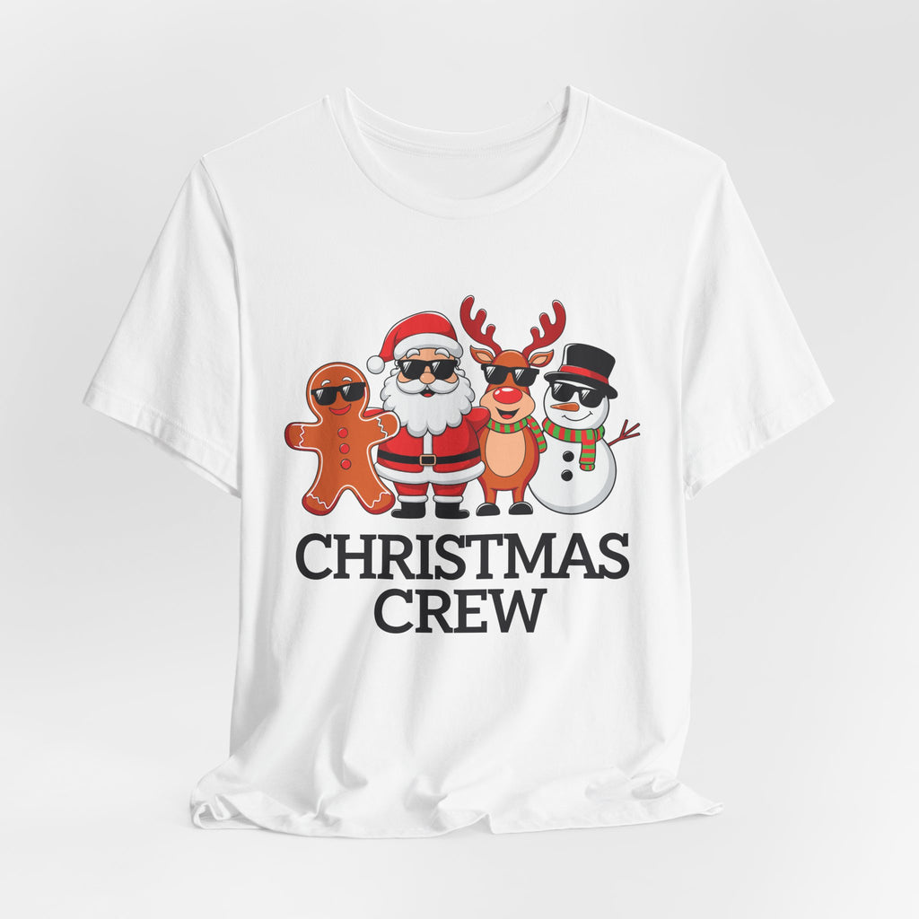 Christmas Crew Short Sleeve Tee - Holiday T-Shirt