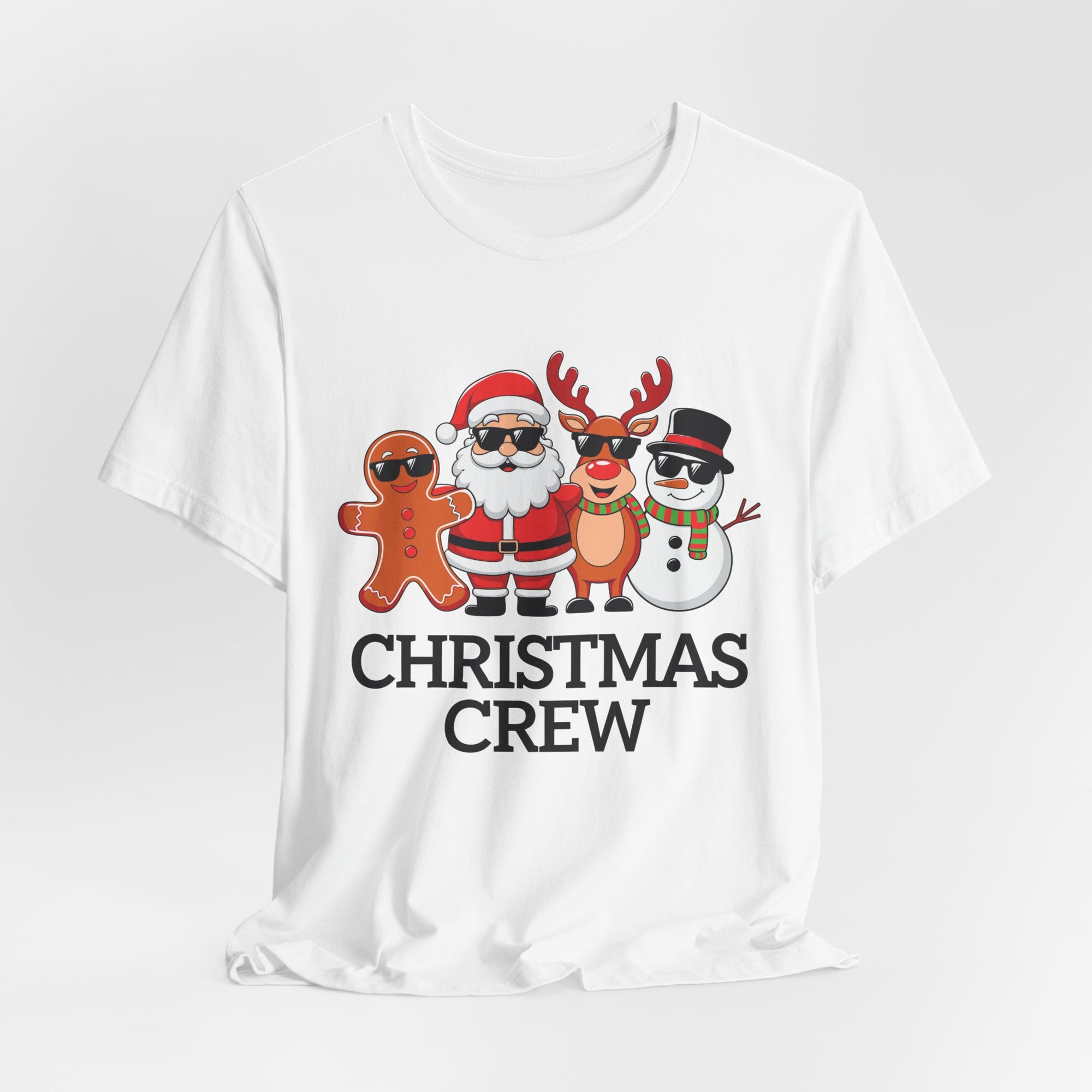 Christmas Crew Short Sleeve Tee - Holiday T-Shirt