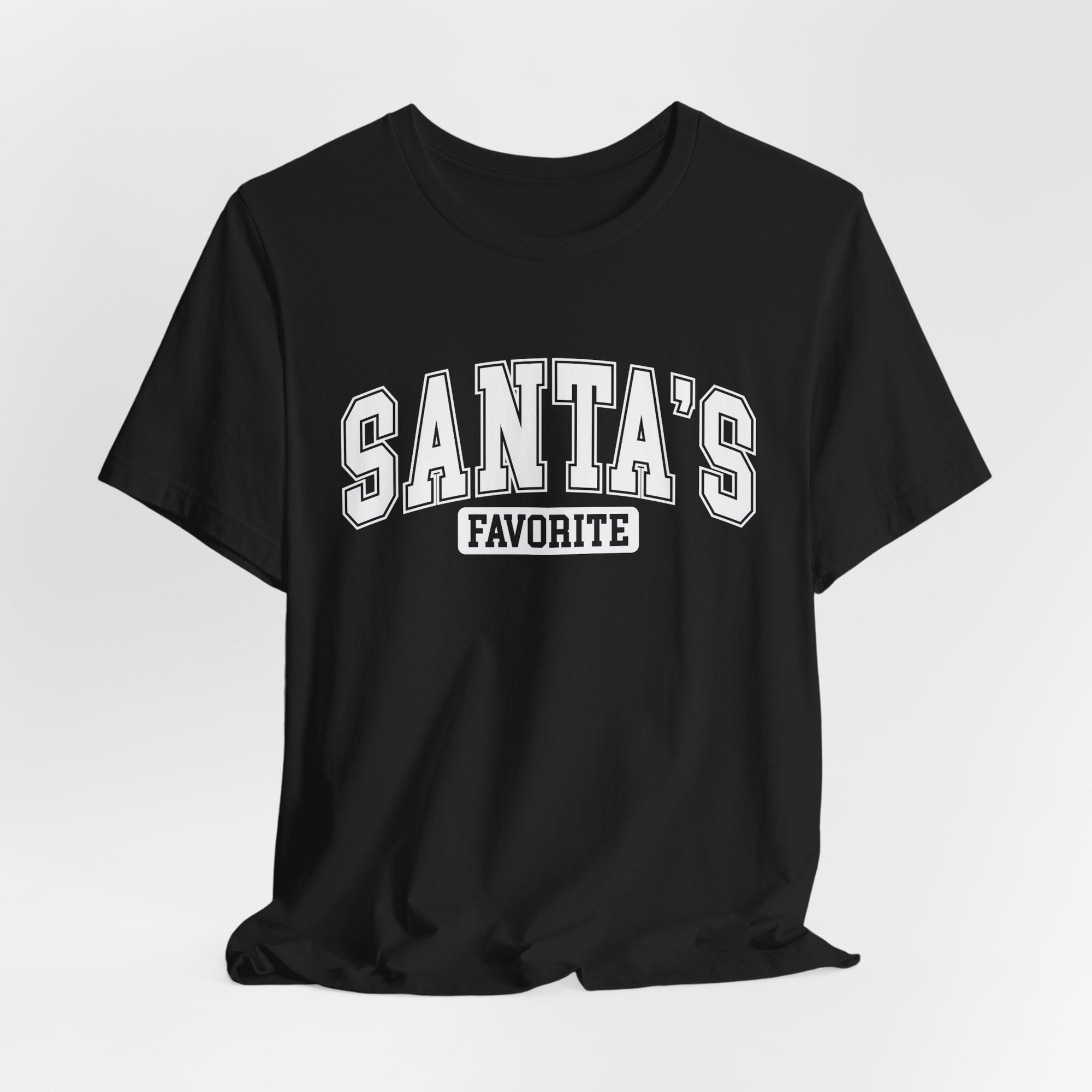 Santa's Favorite Unisex Tee, Christmas Gift, Holiday Apparel, Family Gathering Outfit, Festive T-Shirt, Casual Wear