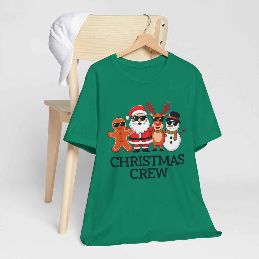 Christmas Crew Short Sleeve Tee - Holiday T-Shirt