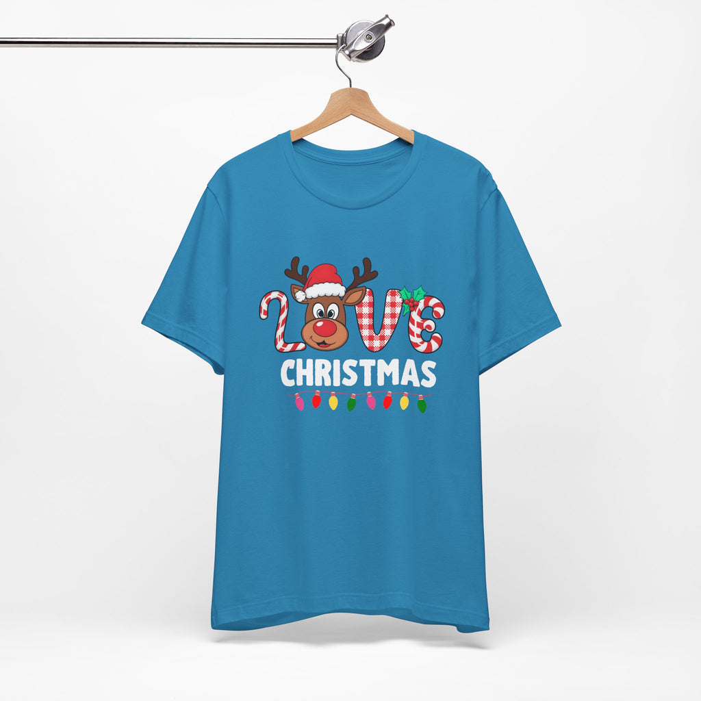 Cute Holiday Love Reindeer Tee