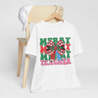 Merry Teacher T-Shirt | Cute Holiday Tee for Educators, Christmas Gift, Teacher Appreciation, Casual Wear, Festive Apparel