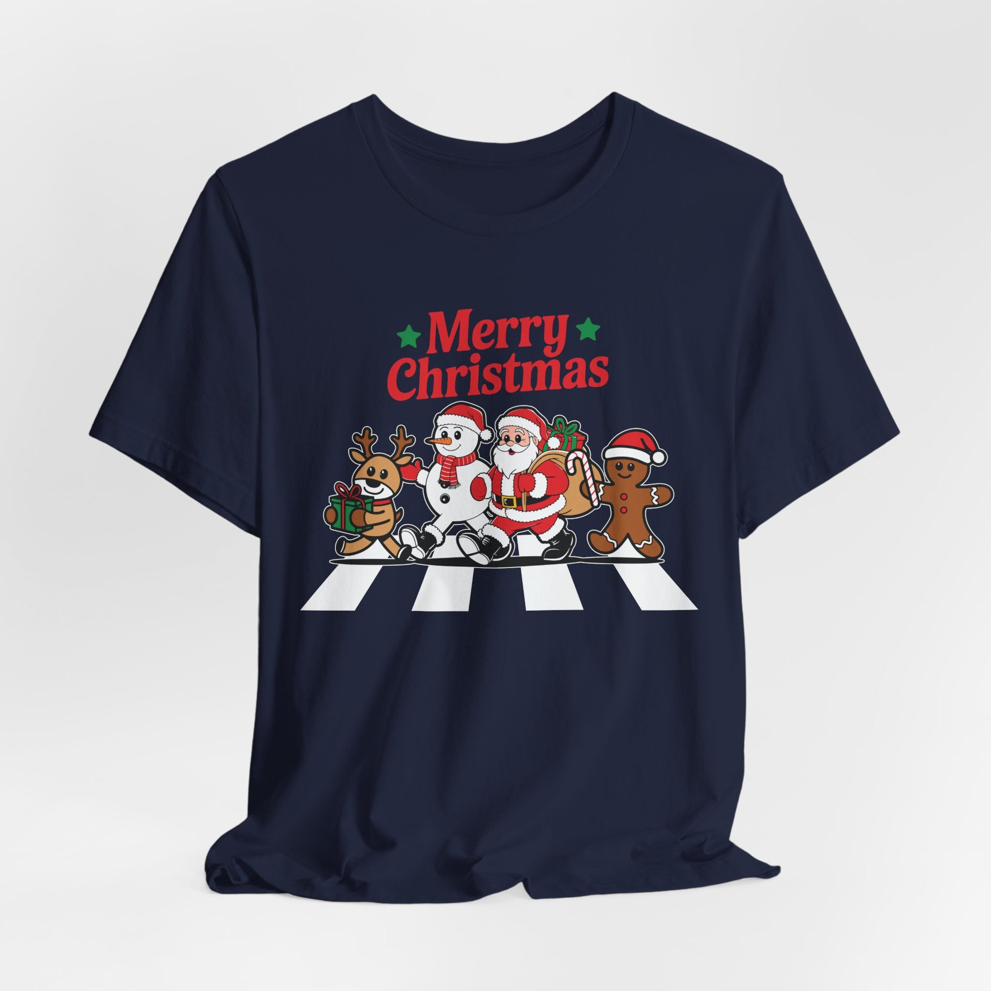 Merry Christmas Graphic Tee, Unisex Christmas T-shirt, Holiday Shirt, Festive Apparel, Gift for Him/Her, Winter Wear
