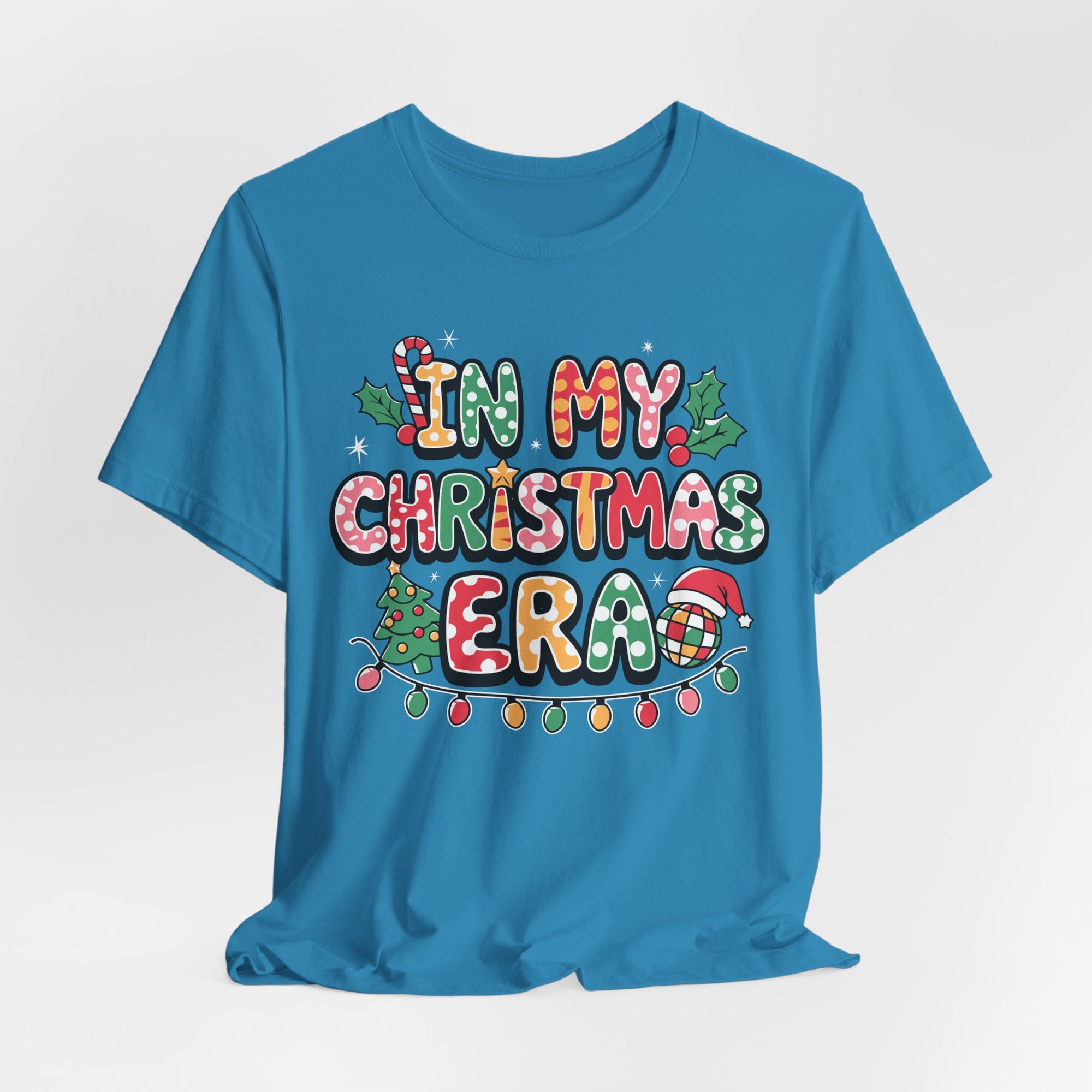 Festive Christmas Tee, Holiday Shirt, Unisex Christmas T-Shirt, Gift for Him/Her, Cozy Christmas Apparel, Merry and Bright Top