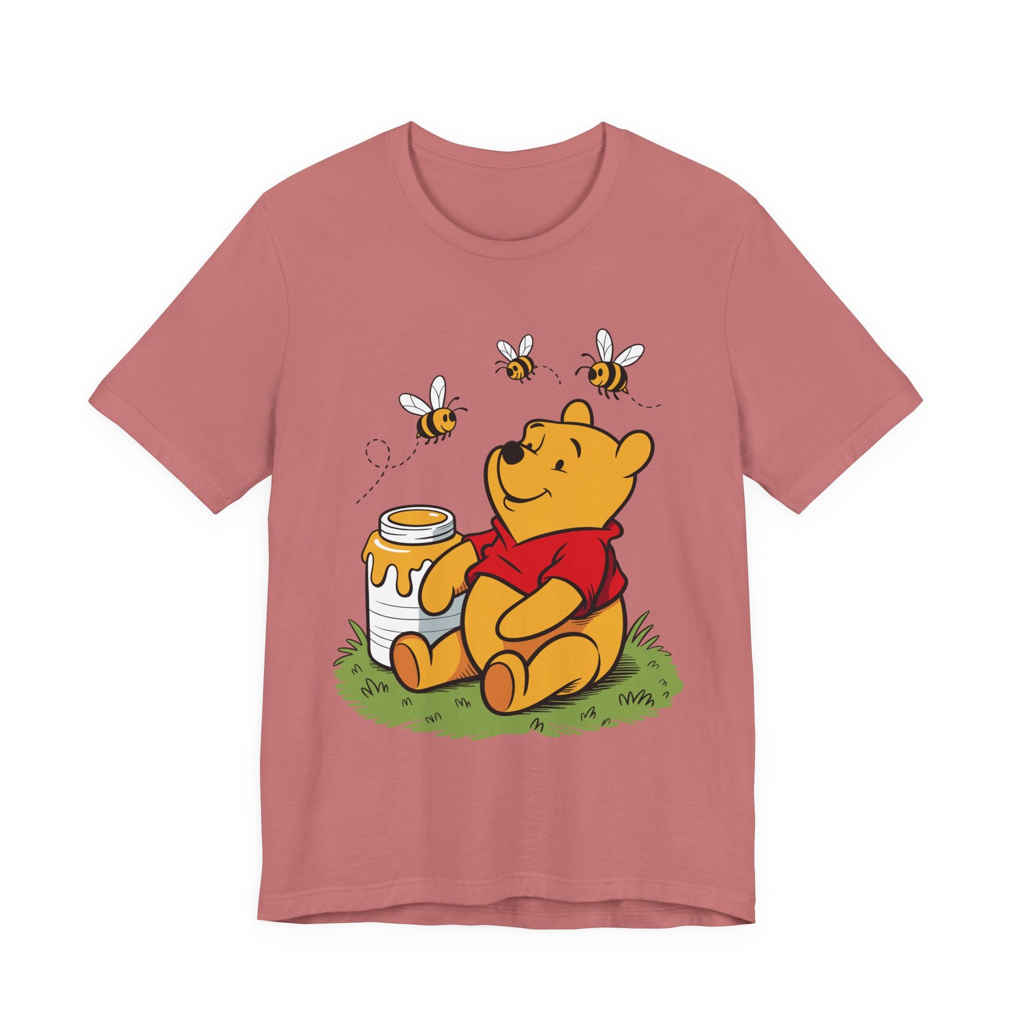Cute Honey Bear Graphic Cozy Bee Lovers Unisex Shirt