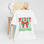 Merry Christmas Unisex Short Sleeve Tee, Holiday Shirt, Christmas Gift, Casual Wear, Family Matching Outfits
