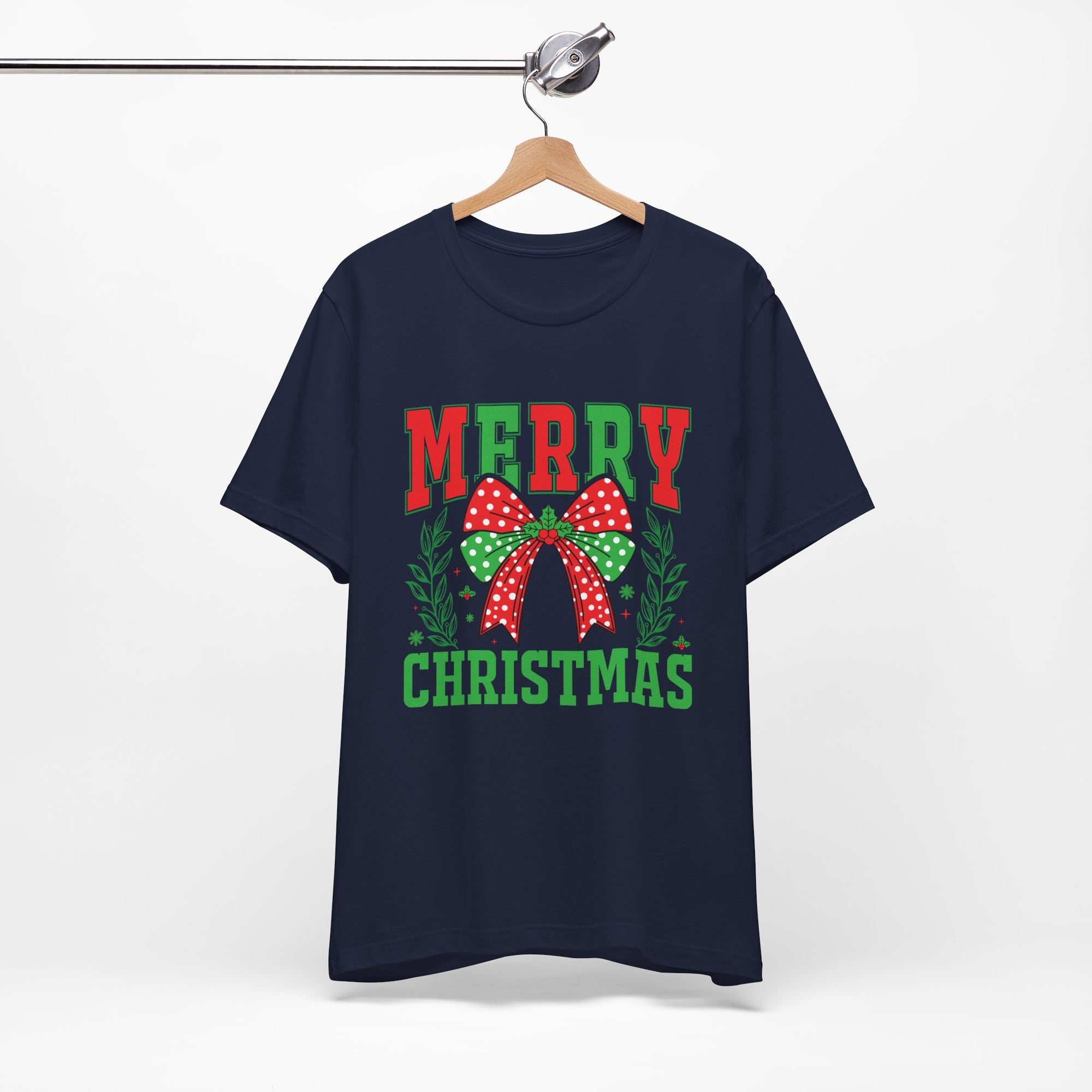 Merry Christmas Unisex Short Sleeve Tee, Holiday Shirt, Christmas Gift, Casual Wear, Family Matching Outfits