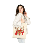 Joyful Reindeer Holiday Tote Bag – Festive Reusable Christmas Shopper