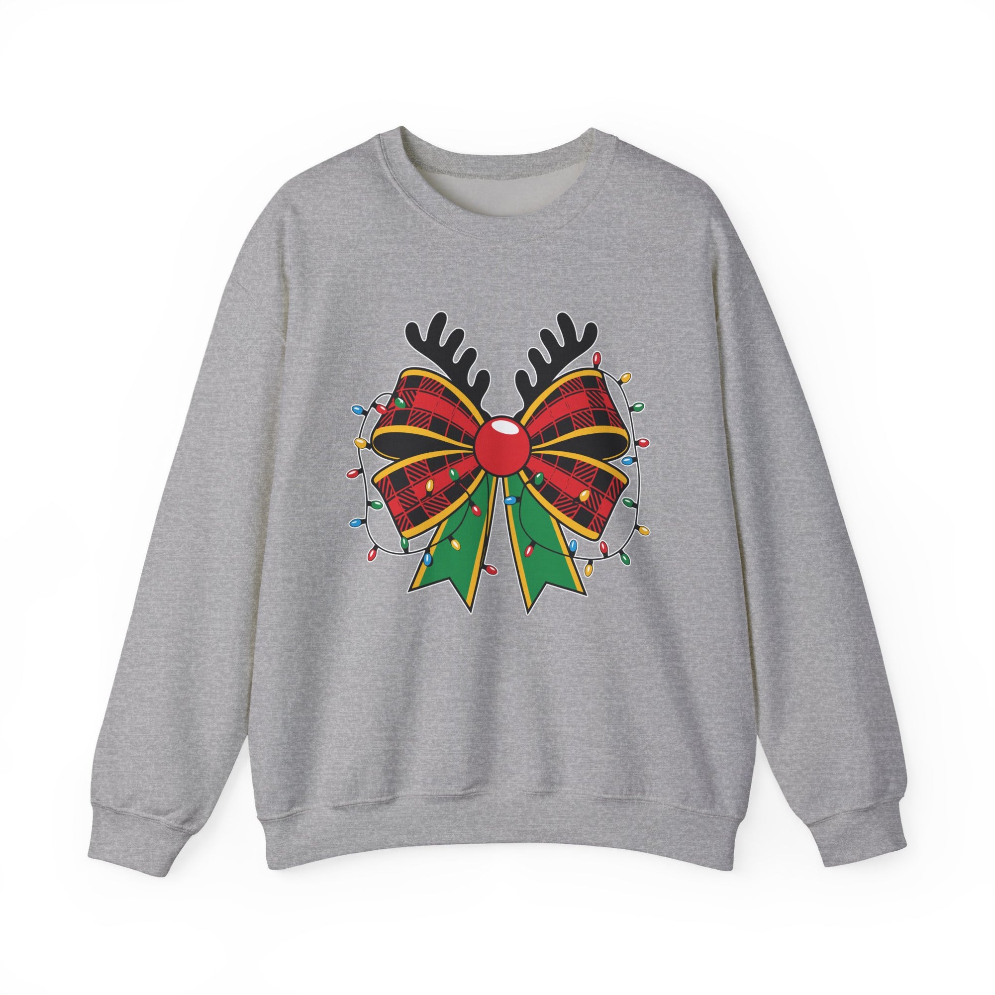 Holiday Reindeer Bow Sweatshirt