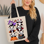 Tote Bag - Halloween Panda Design