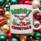 Christmas Mug  Merry Holiday Coffee