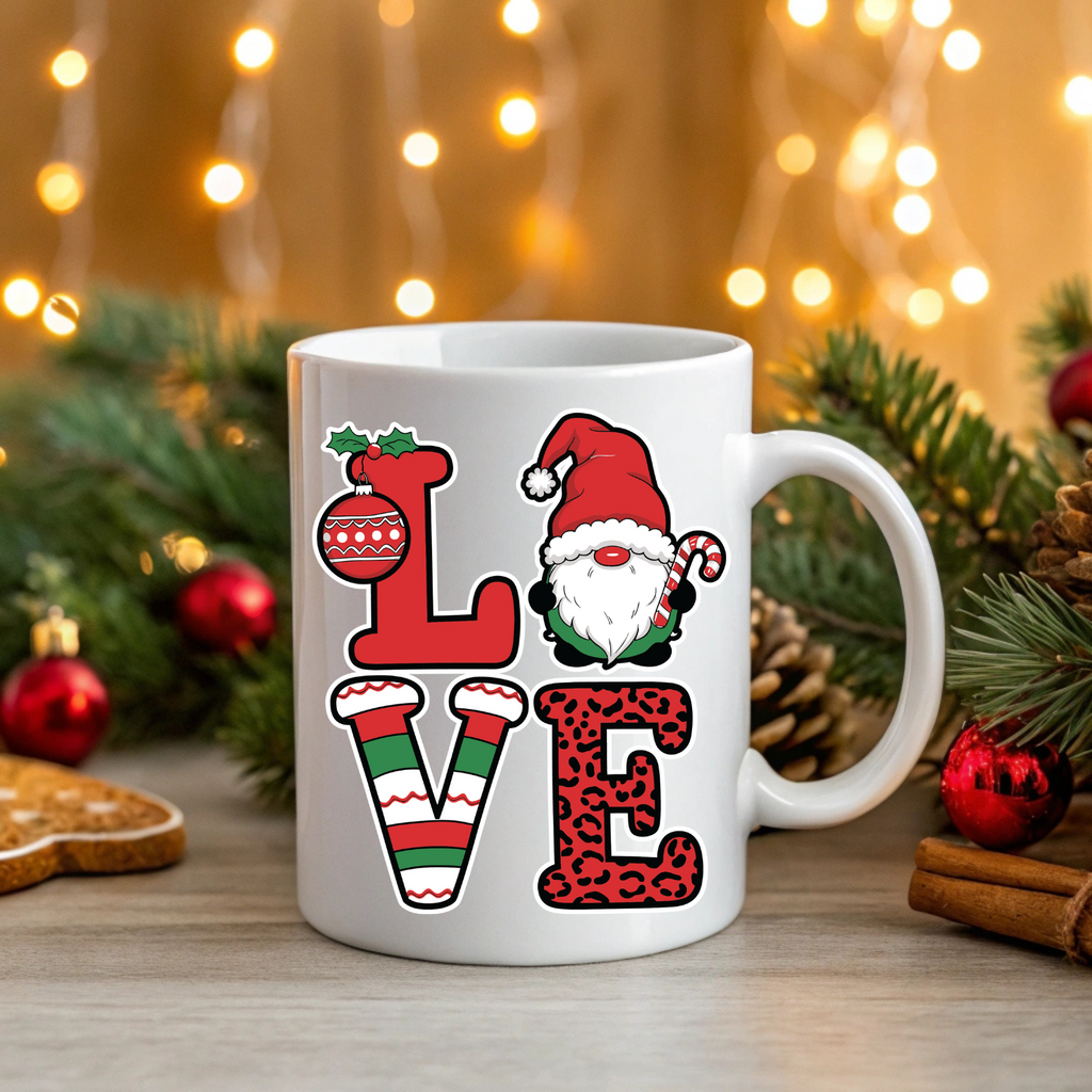 Festive Holiday Mug – Santa Christmas Coffee & Winter Cup