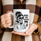 Funny Quote Ceramic Mug - Perfect Gift for Coffee Lovers, Home Office, Birthdays, Christmas