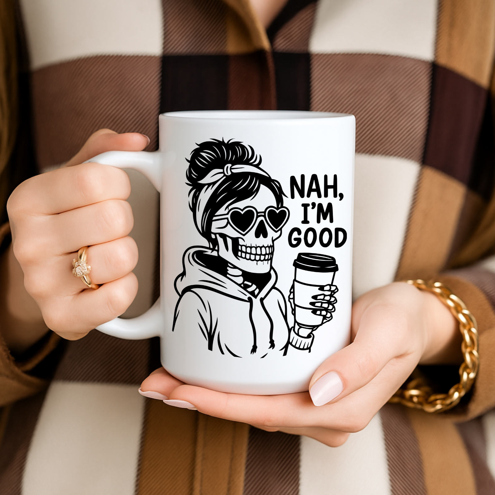 Funny Quote Ceramic Mug - Perfect Gift for Coffee Lovers, Home Office, Birthdays, Christmas