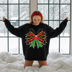 Holiday Reindeer Bow Sweatshirt