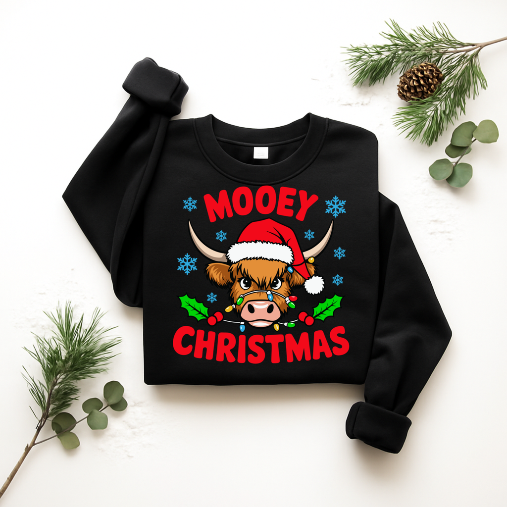 Mooey Christmas Crewneck Sweatshirt