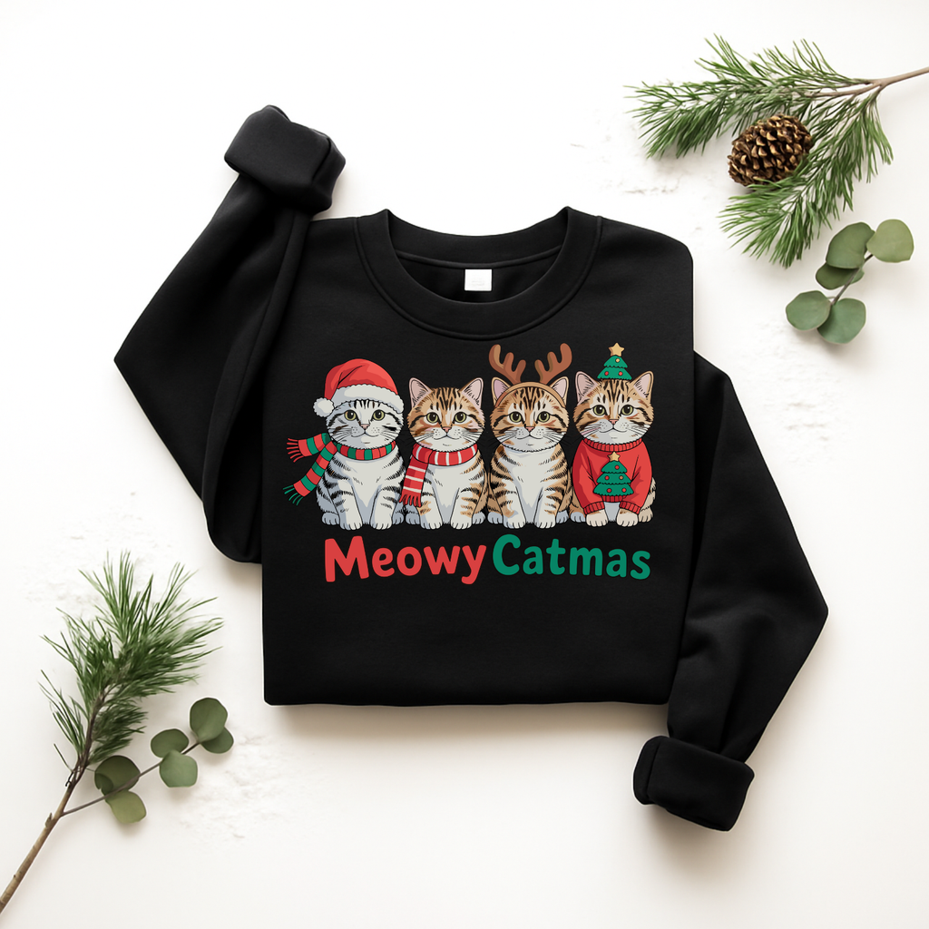 Meowy Catmas Sweatshirt