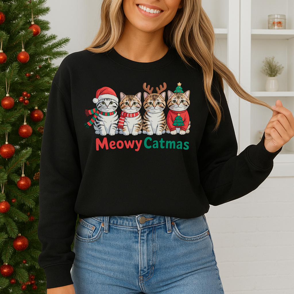 Meowy Catmas Sweatshirt