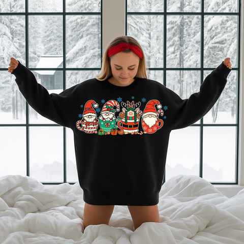 Festive Santa Crewneck Sweatshirt