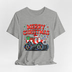Merry Christmas Monster Truck  Festive Holiday Graphic Shirt