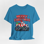 Merry Christmas Monster Truck  Festive Holiday Graphic Shirt