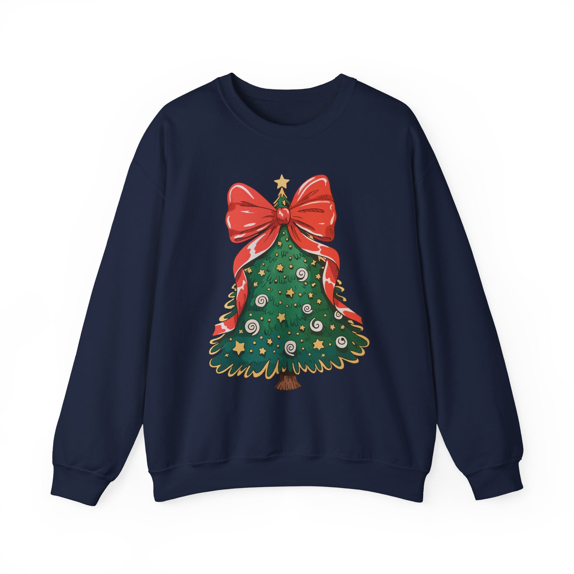 Christmas Tree Sweatshirt - Unisex Holiday Crewneck