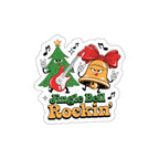 Jingle Bell Rockin' Die-Cut Stickers, Holiday Decor, Laptop Decals, Gift Wrap, Creative Party Favors, Fun Seasonal Stickers