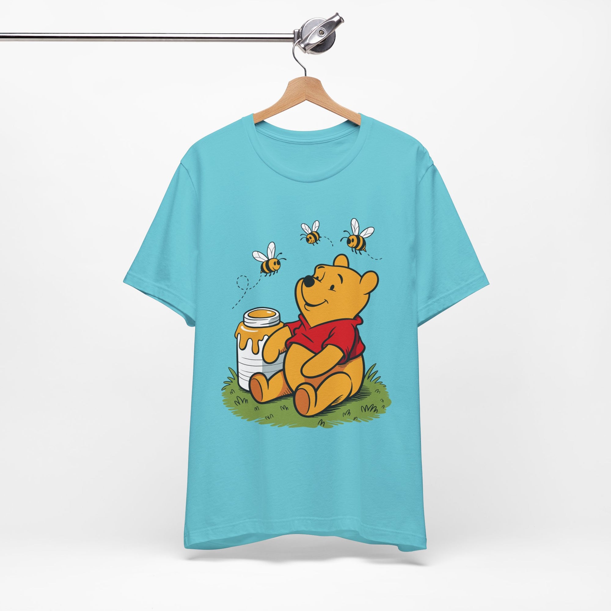 Cute Honey Bear Graphic Cozy Bee Lovers Unisex Shirt