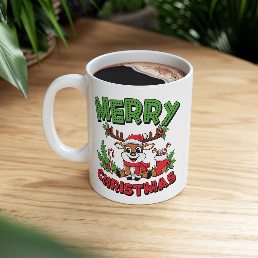Christmas Mug  Merry Holiday Coffee