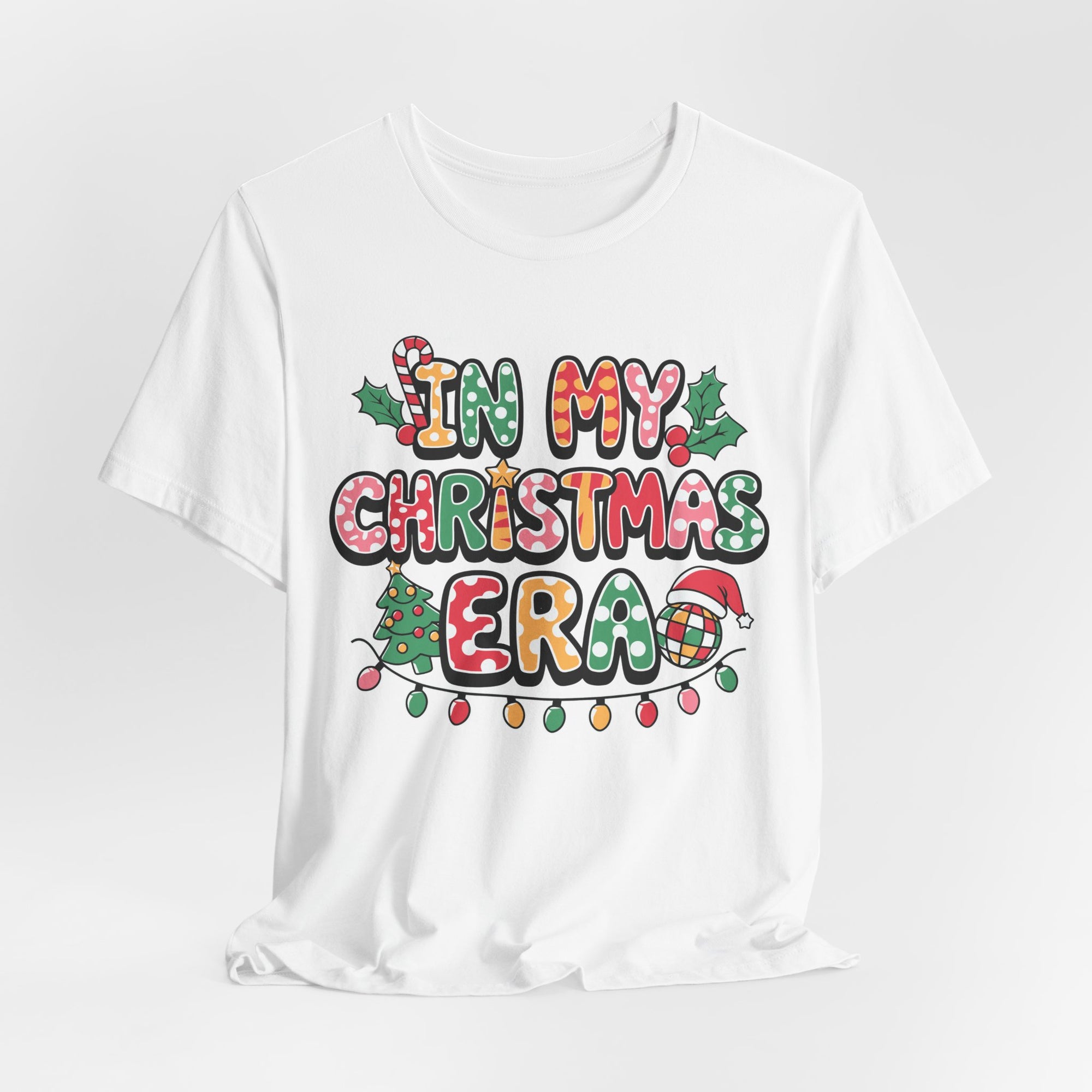 Festive Christmas Tee, Holiday Shirt, Unisex Christmas T-Shirt, Gift for Him/Her, Cozy Christmas Apparel, Merry and Bright Top