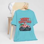 Merry Christmas Monster Truck  Festive Holiday Graphic Shirt